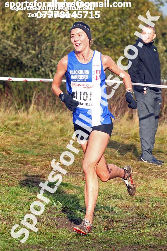 Senior women, National Cross Country Relay Champs., Berry Hill Park, Mansfield.  Photo: David T. Hewitson/Sports for All Pics